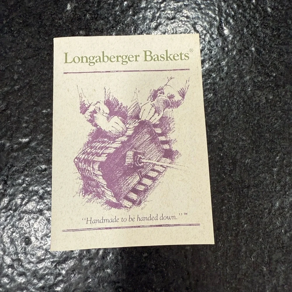 Longaberger Christmas Collection 1993 Bayberry Basket